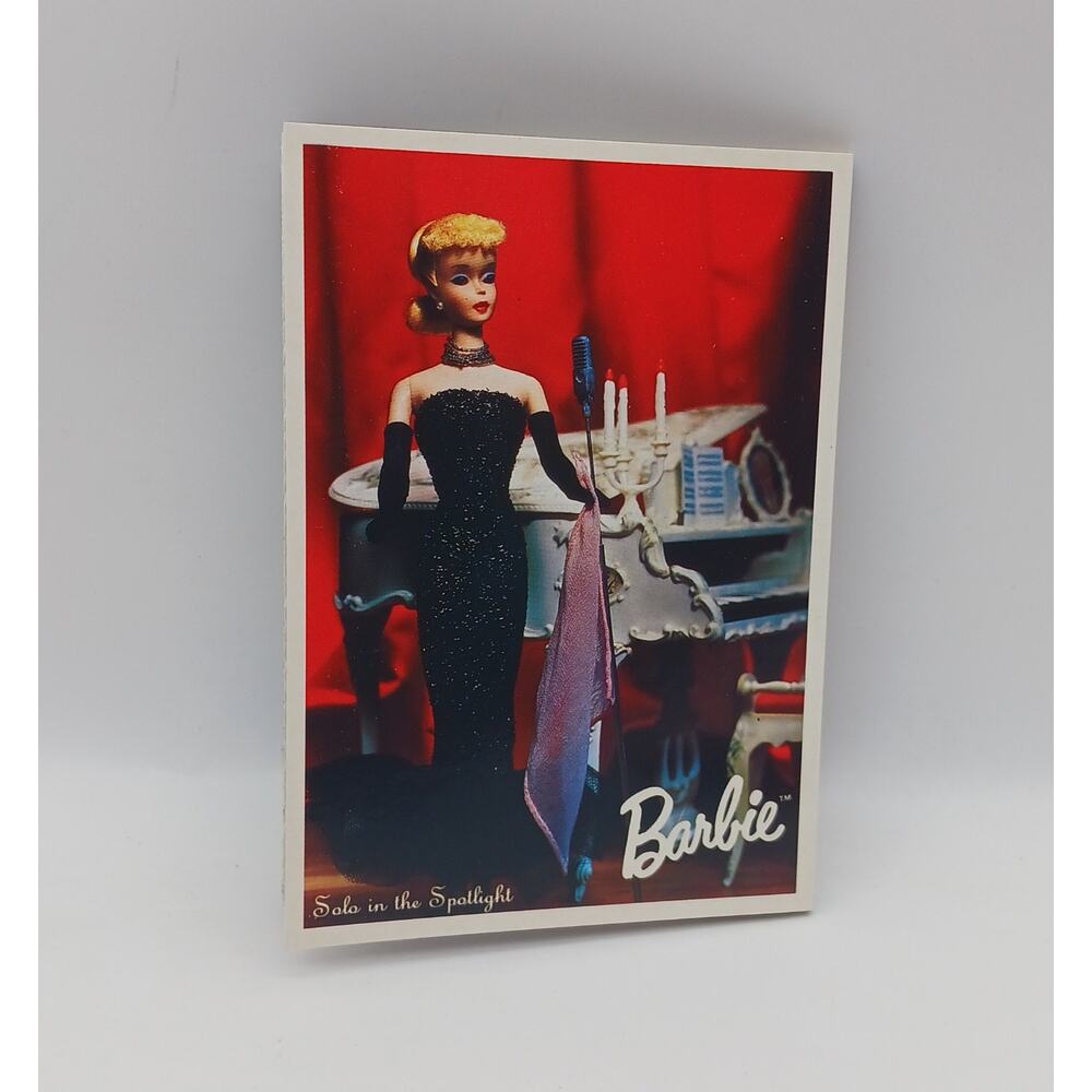 1989 Barbie Throughout History #12 Postcard Folder 9 Detachable Cards 1959-89 - Picture 3 of 10